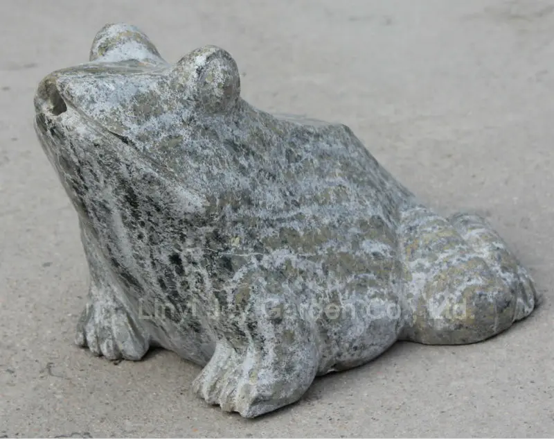 stone frog ornament