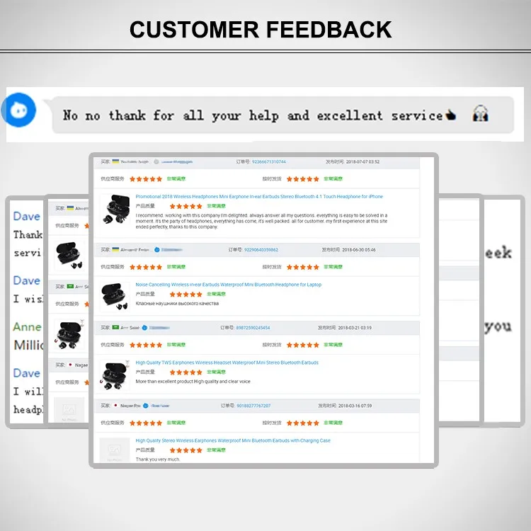 new arrivals amazon 2019 trending product professional oem earphone touch headphones true wireless earbuds ear phone - ANKUX.COM
