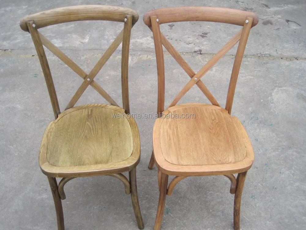 Vintage roble/haya/cross back chair comedor de madera de abedul, x ...