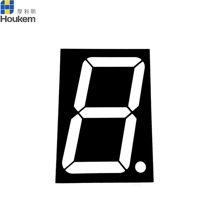 5'' 1 digit 7 segment led display