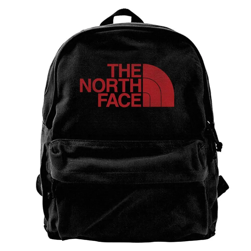 black north face school backpack