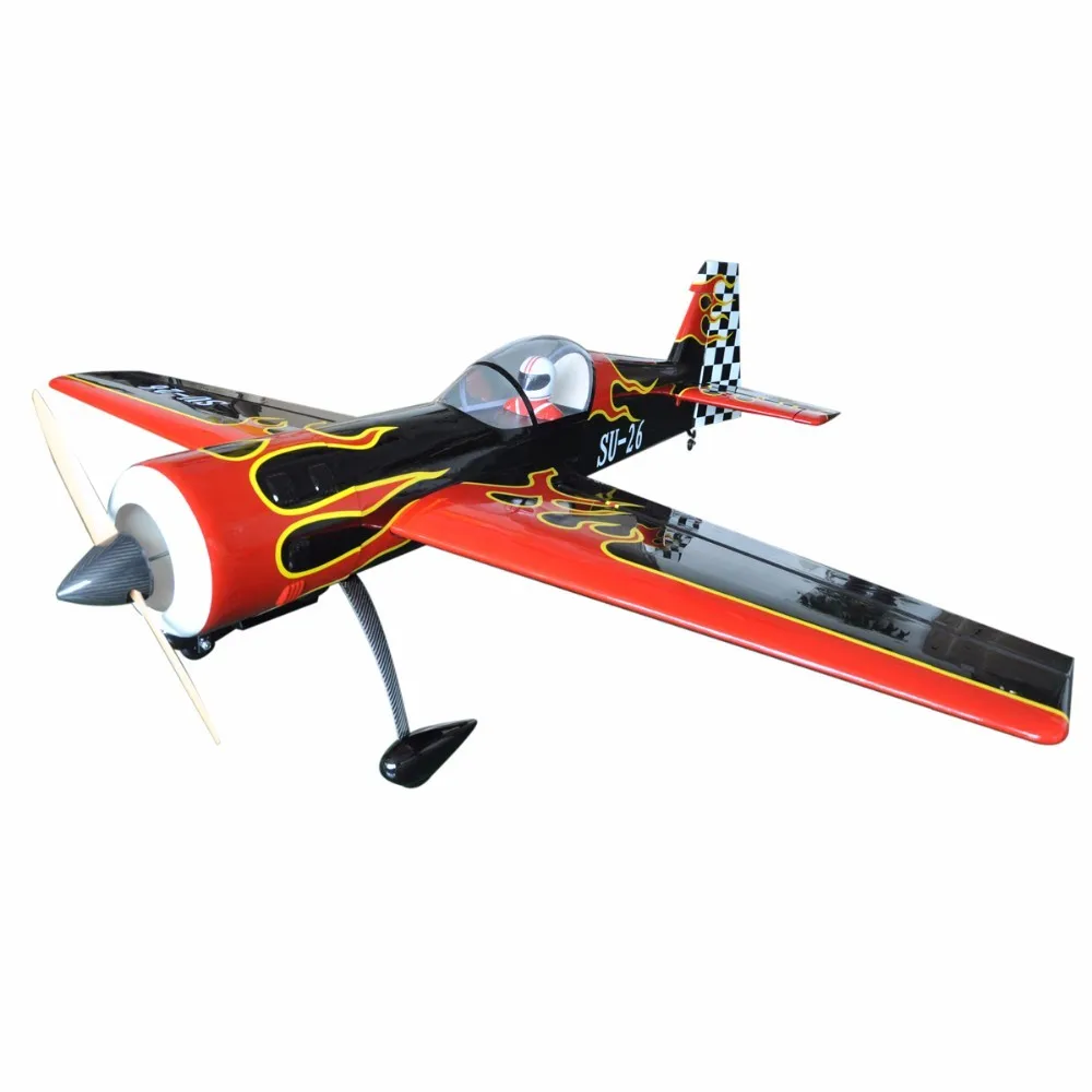 Oracover Film Balsa Wood Aeroplane F120 Su26 88.9" 50cc Gas Engine Rc