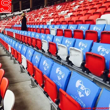 Cheap Elastic Polyester Custom Logo Stadium Seat Covers Manufacturer