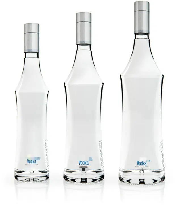 Various Sizes High-end Personalized Clear Vodka Bottles - Buy Vodka ...