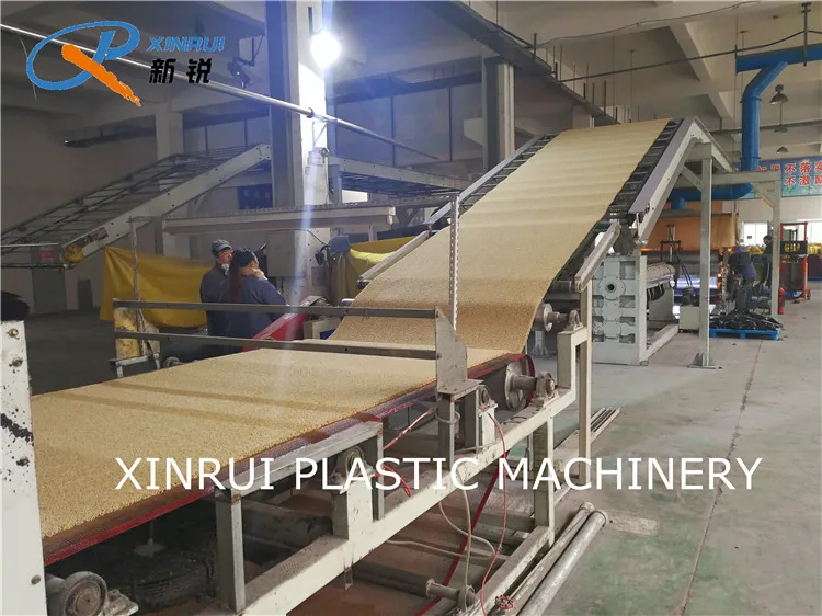QINGDAO manufacturer double color pvc coil mat machine