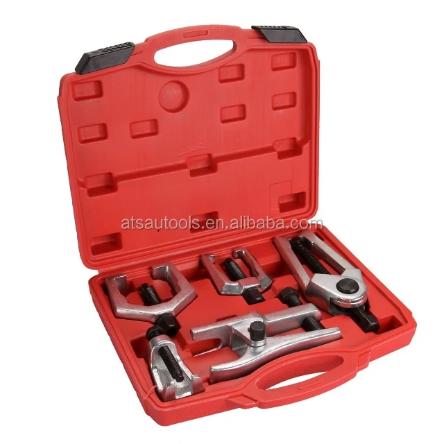 Front End Service 5pc Ball Joint Separator Pitman Arm Tie Rod Puller Tool Kit 