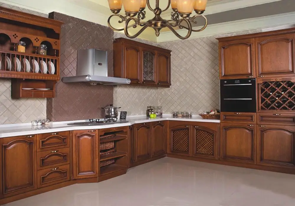 Wooden Gallery Kitchen Cabinet Design Solid Wood Kitchen Cabinets - Buy