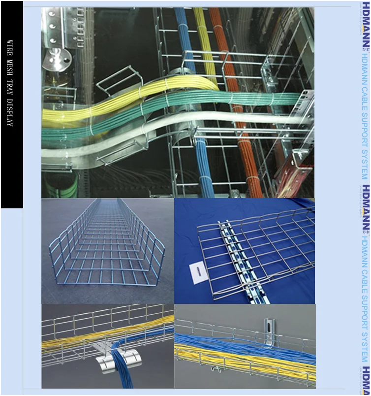 hdmann 卡博菲桥架热镀锌丝网电缆桥架 - buy wire mesh cable tray