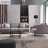 Low moq fabric new model modern wooden latest sofa sets designs