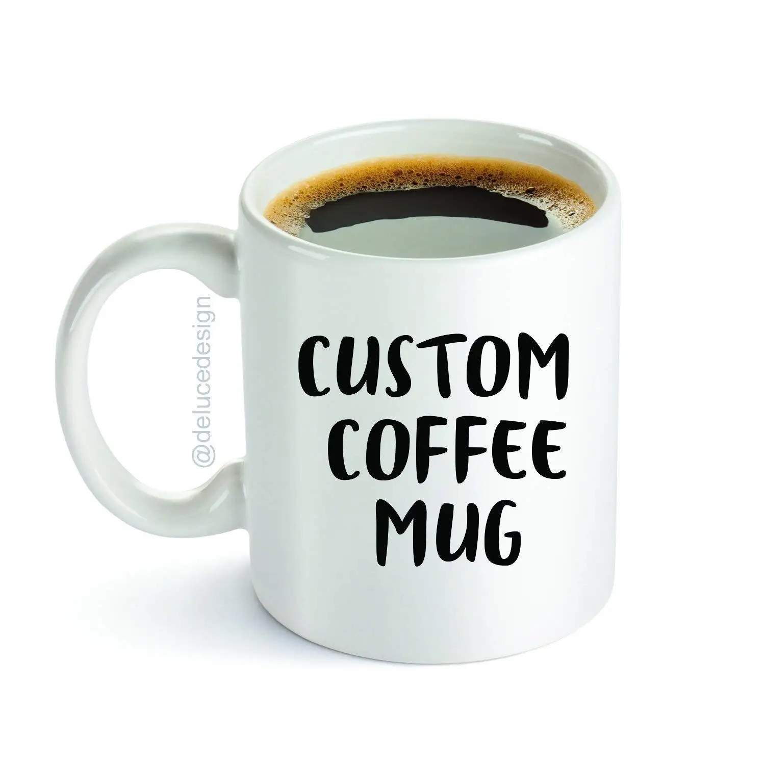 Custom Coffee Mug - Personalized Name, Message, Words or Inside Joke - Desi...