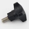 Hinges knob with threaded pin for table top packaging machine