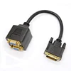 DVI24+5 to VGA female DVI one in two dvi to two vga cable dvi to VGA cable