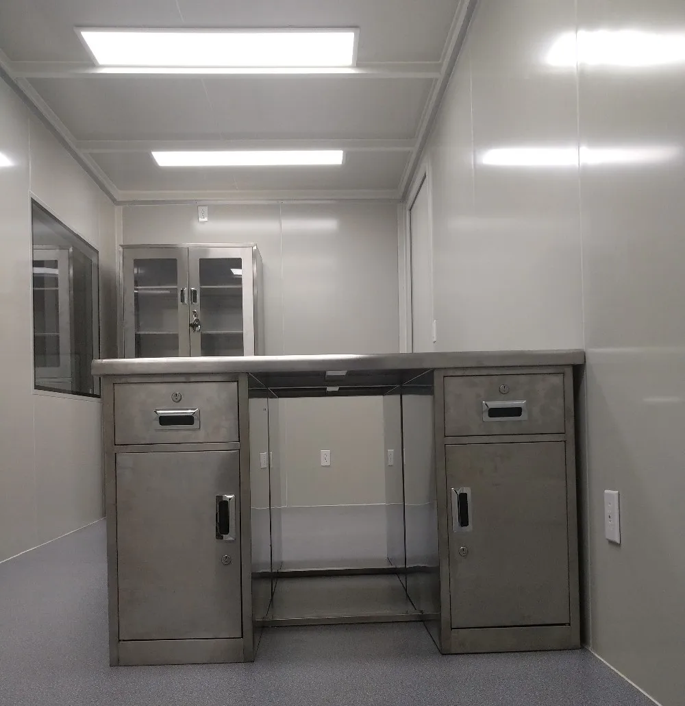 product-PHARMA-air shower Class B ISO 6 modular clean room with laminar air flow cabinet-img-5