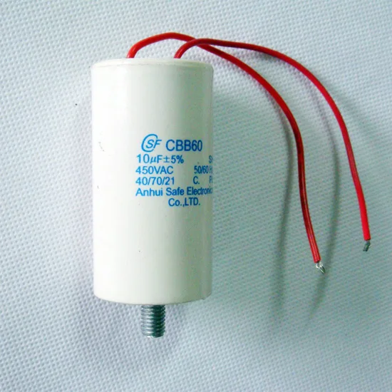 Polypropylene Motor CBB61 AC Motorkondensator Kondensator 450V AC 2uF 50//60Hz