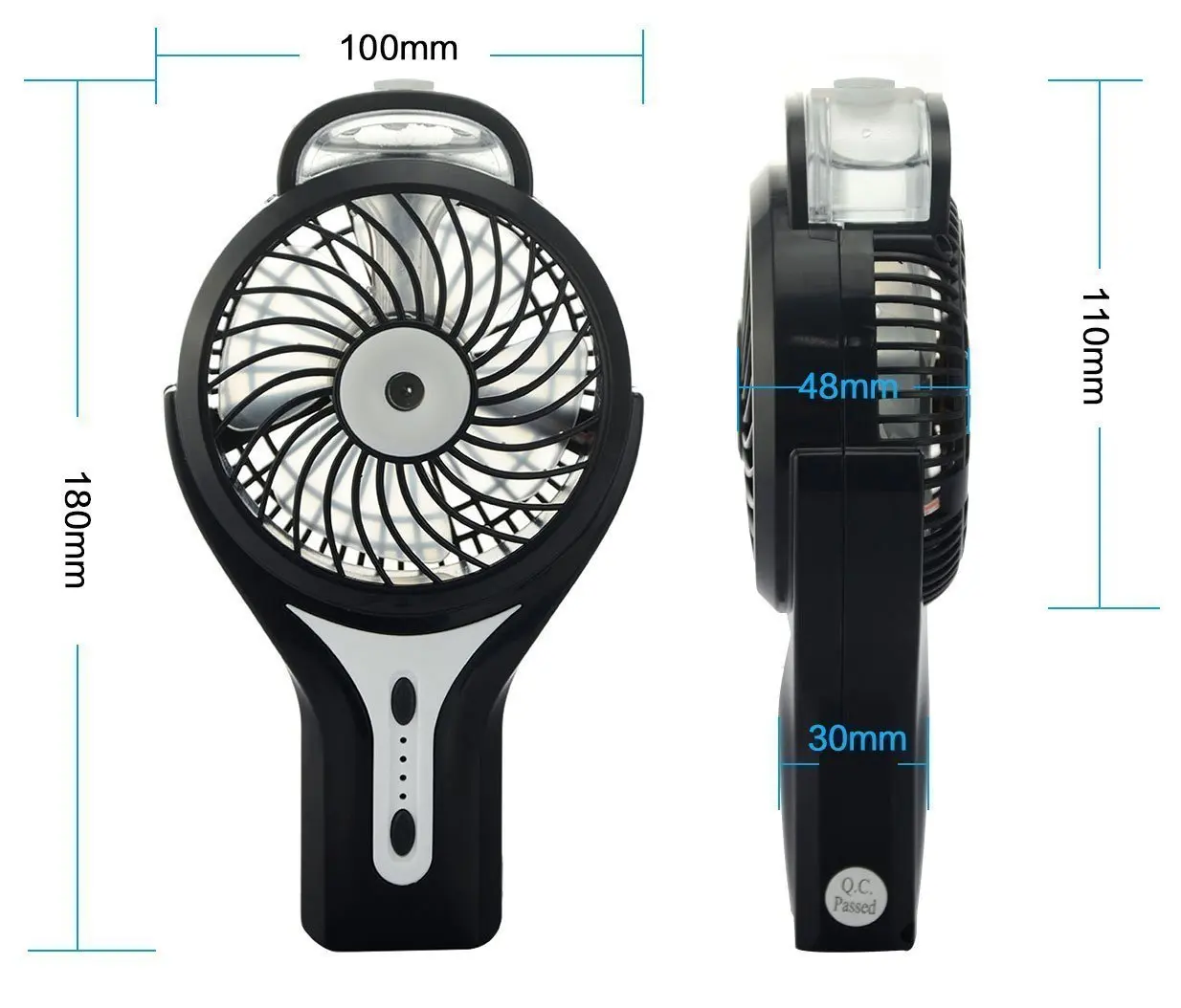 Electric Appliances Ce And Fcc Mini 5v Dc Brushless Motor Electric Usb Fan For Outdoor Sports