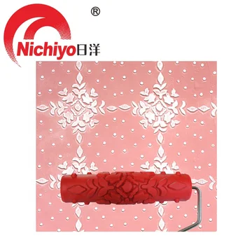 7inch 3d Rubber Wall Decorative Painting Roller Pattern Design