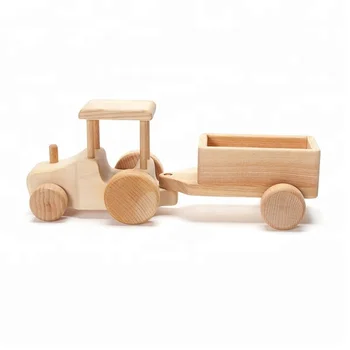 wooden toy tractor