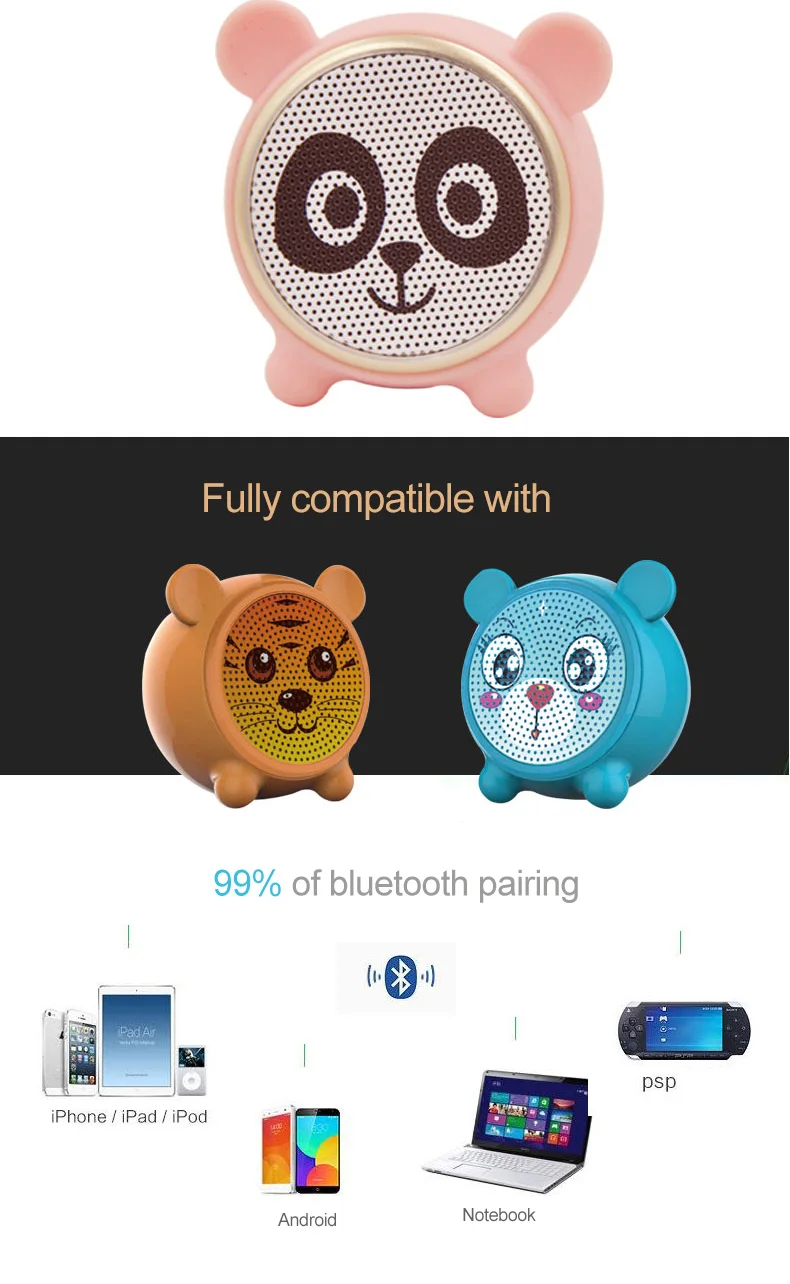 2018 New Pet Speaker with Remote Selfie Mini Portable Speaker NSP-0083 - ANKUX.COM
