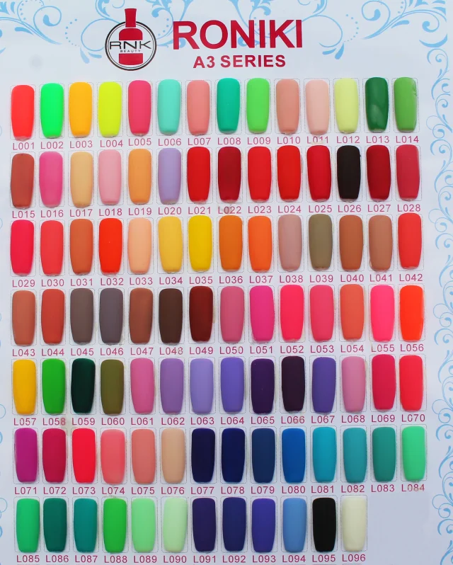 Roniki Nail Salon Gel Polish Wholesale Supplies Soak Off One Step Matte