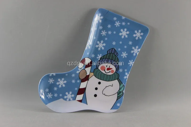 Hot Sale Melamine Boot Shape Dessert Plate And Dish For 2016