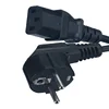 VDE computer power cord with IEC C13 connector