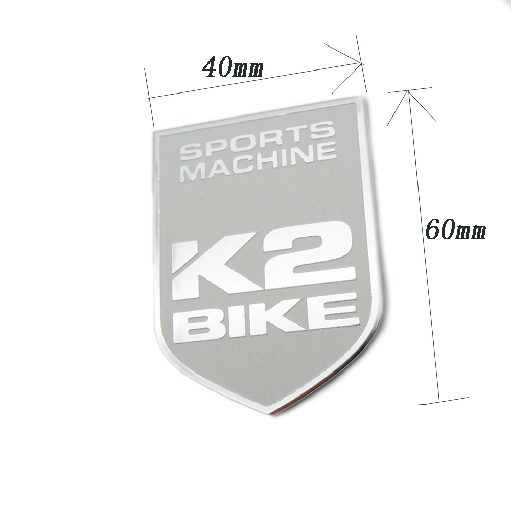 K2 Bicycle Head Badge Name Plate