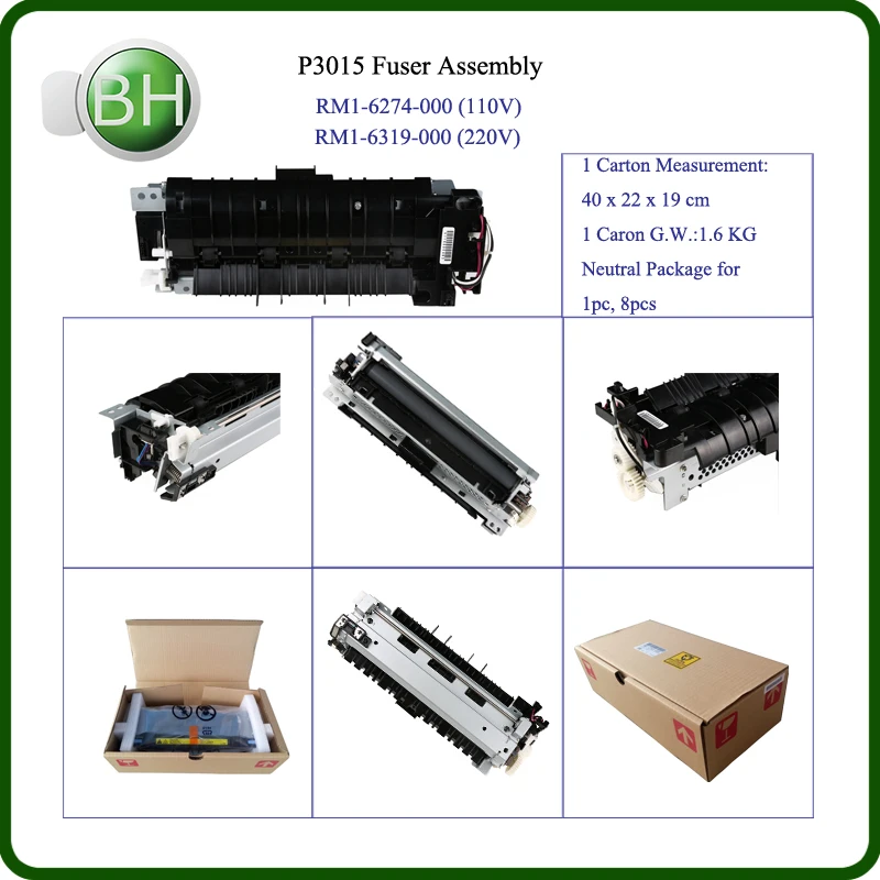 HP LaseJet P3010, P3015 OEM Fuse Assembly 110V M1-6274 - EBay
