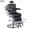 Stainless Steel Heavy Duty Hydraulic Recline Barber Chair
