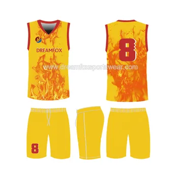 basketball jersey design 2018 yellow