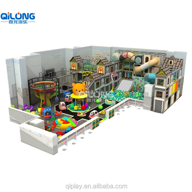 Qilong Desain Baru Komersial Peralatan Bermain Indoorindoor Playgroundtaman Bermain Anak Indoor Buy Anak Anak Indoor Playgroundtaman Bermain Anak