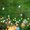 Evermore Globe String Lights Edison Vintage Bulbs Hanging Sockets For Indoor & Outdoor Decor