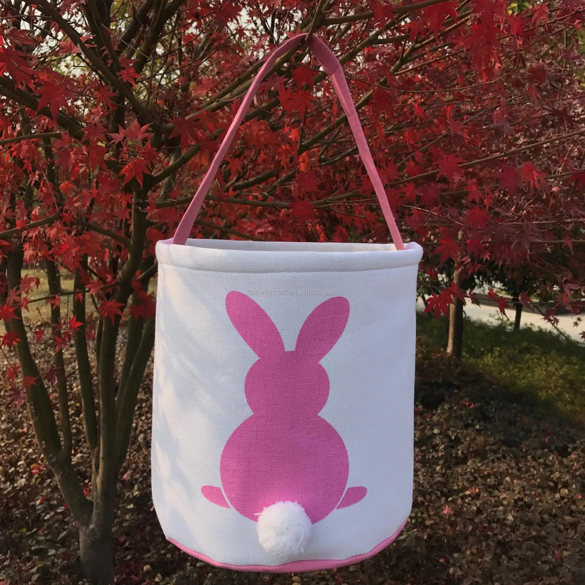 Low Moq Personalized Easter Bags Easter Bunny Basket Easter Party Gifts