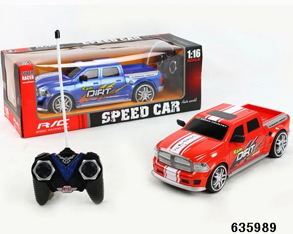 rc pickup truck and trailer