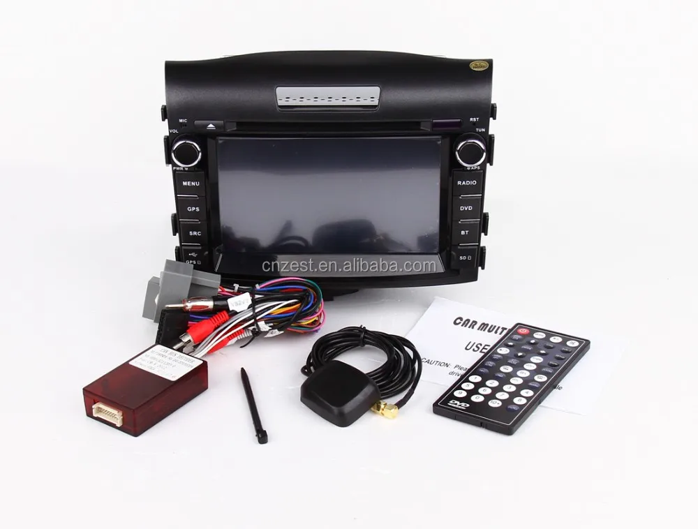 For Honda Crv Car Lcd Monitor With Hdmi Input Camera Multimedia System