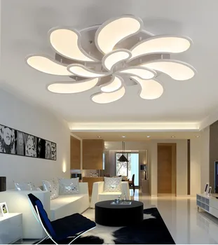 Flower Acrylic Led Ceiling Light Modern Living Room Ceiling Lamps Bedroom Lamparas Lighting For Home Indoor Decoration Md85080 Buy Acrylic Led