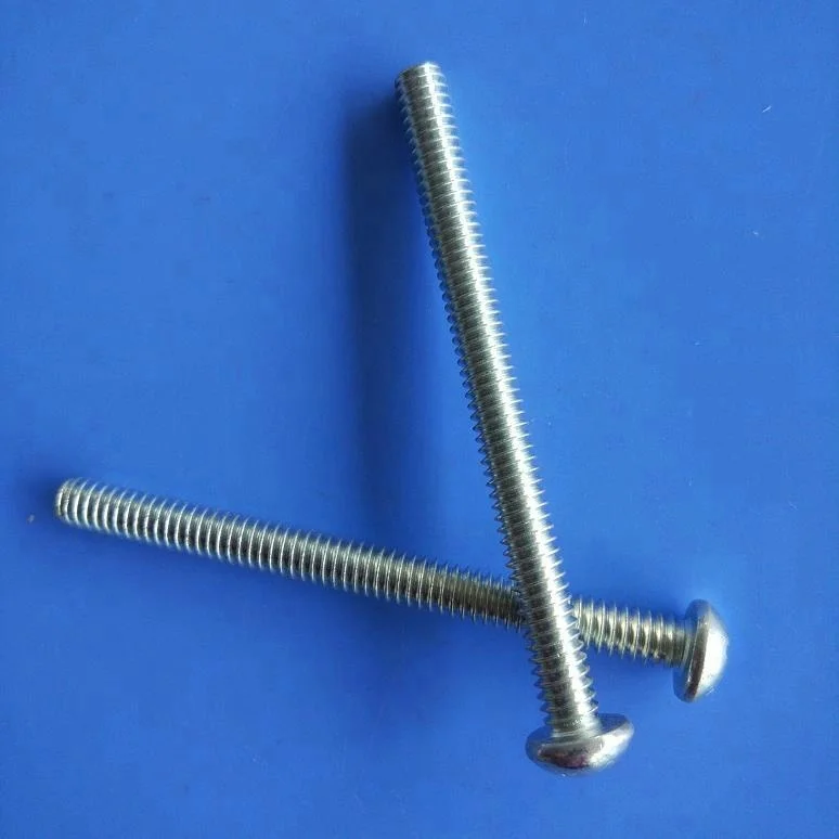 
China pan head machine screws zinc plated low price 