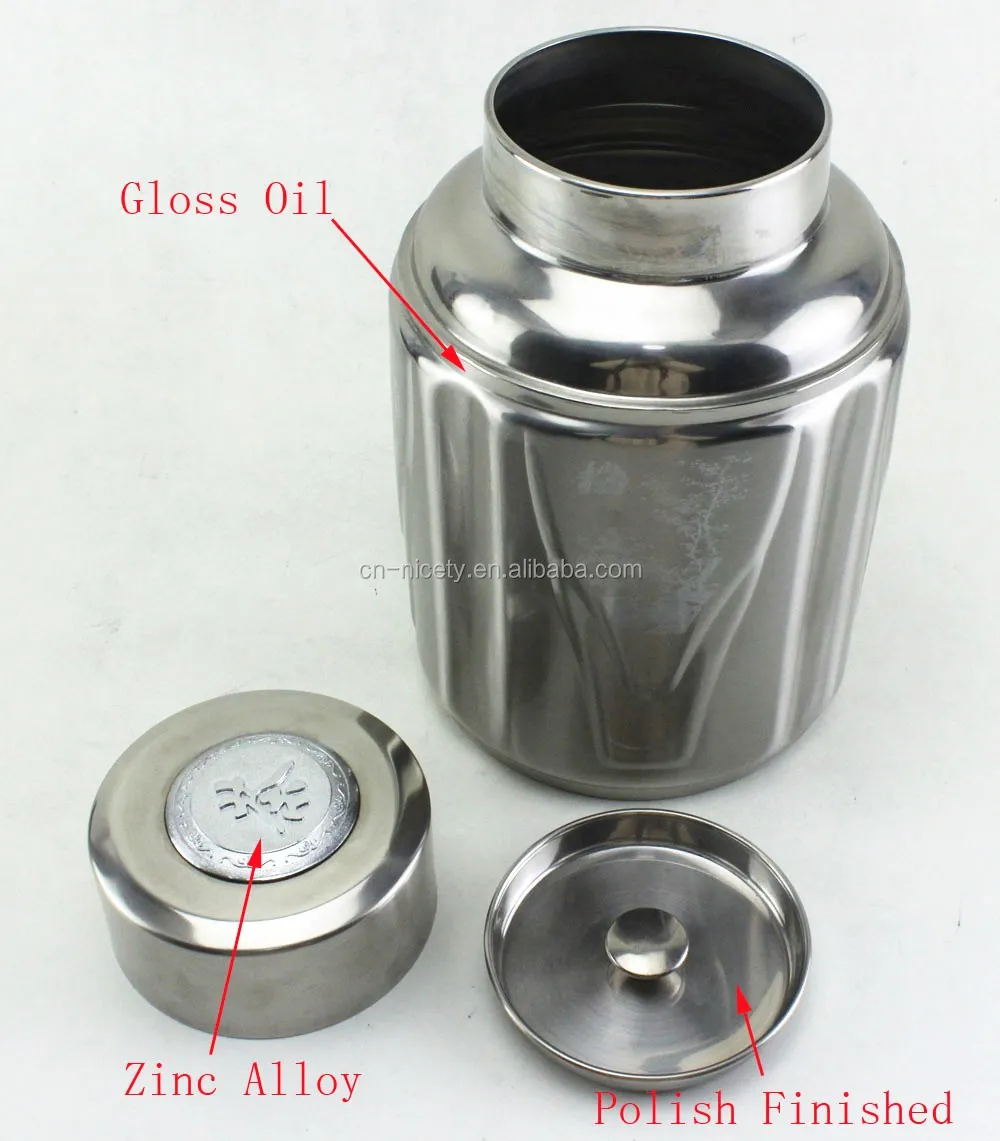 Stainless Steel Metal Tea Caddy /storage Canister Buy Wholesale Tea Caddy,Tea Caddy
