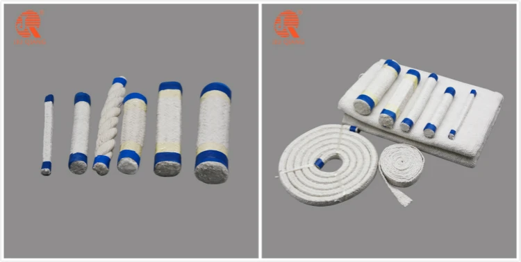 insulation anti-corrosion ceramic fiber sealing rope with high strength