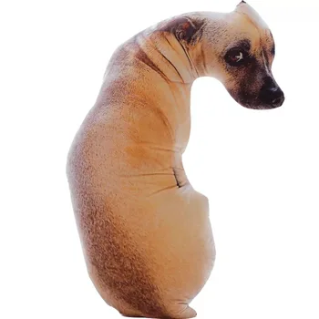 Kreatif Simulasi Huskies Besar Bantal Boneka Dewa Mengganggu