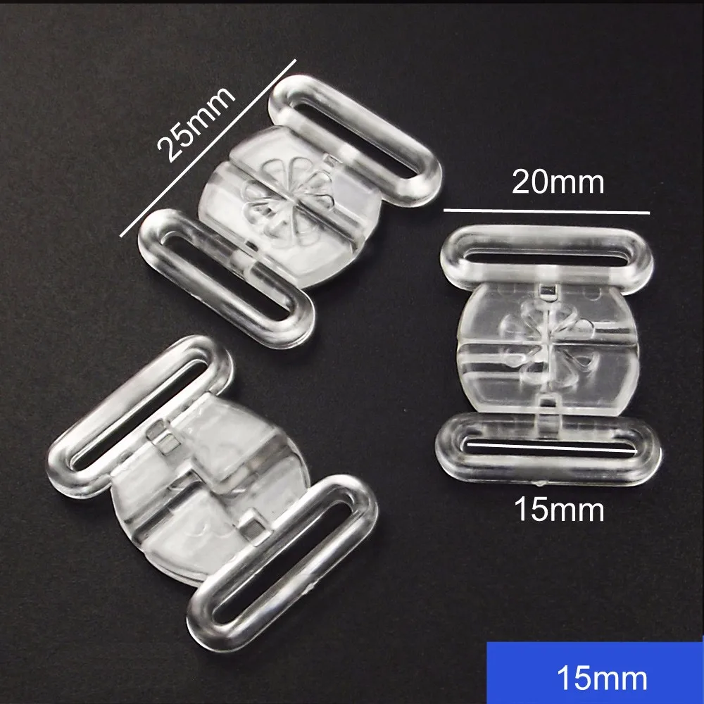 15mm Transparent Swimwear Buckle Clip Bra Fashion Adjuste Clasps Buy