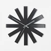JJT 2017 New Design Fashion Modern Simple Black Ribbon Wall Clock Home Goods