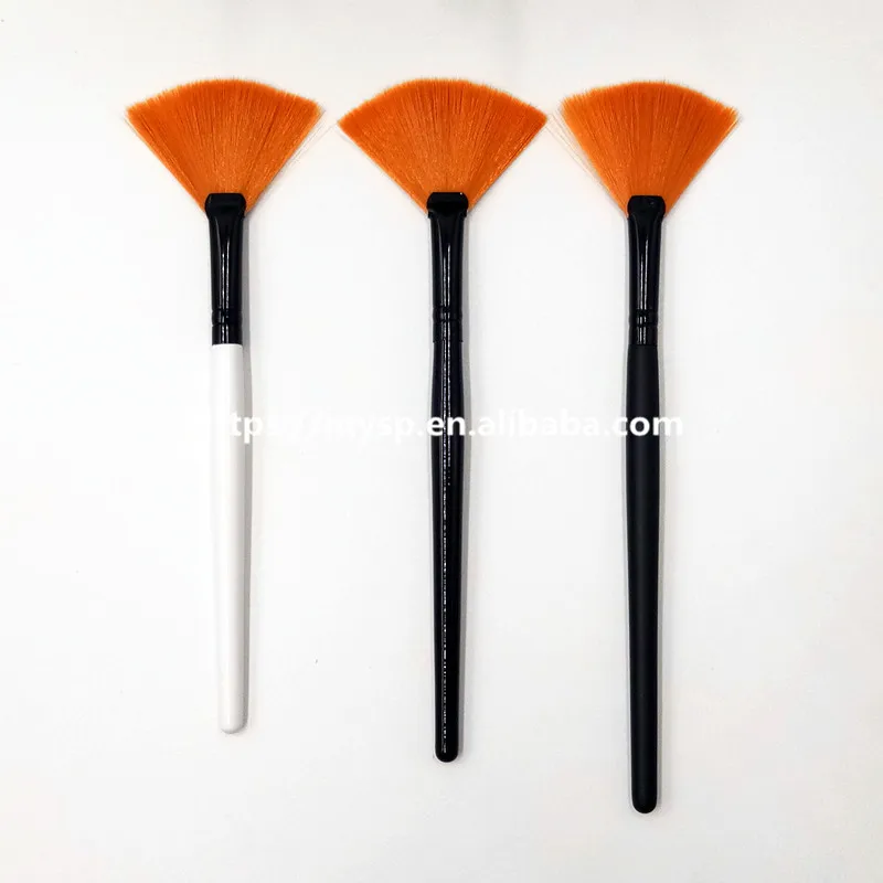 Mini Taklon Mask Applicator Facial Brush Natural Bristle Facial Mask