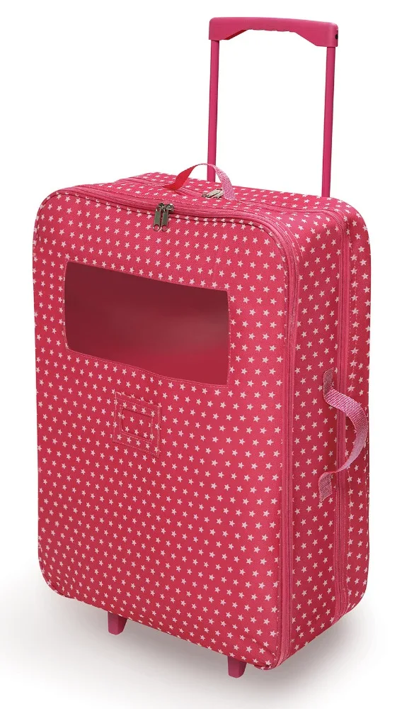 doll travel case with bed