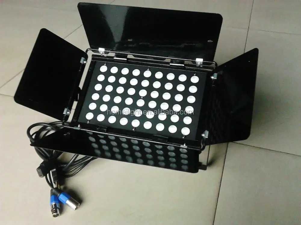 High quality led stage light 54pcs*3w light led 4in1 flood light for bar disco party