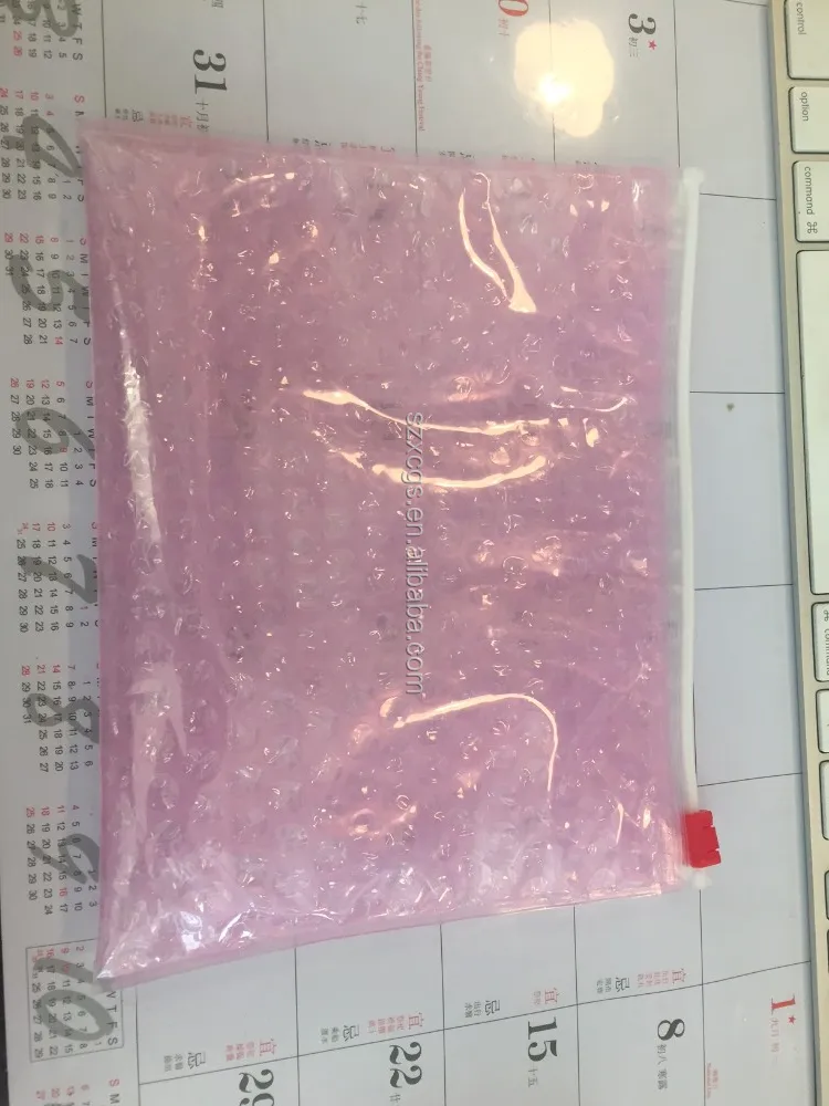 bubble ziplock pouch