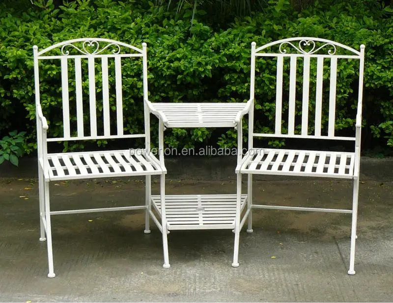 Powerlon Metal Garden Love Seat Buy Metal Garden Love Seat,White Love