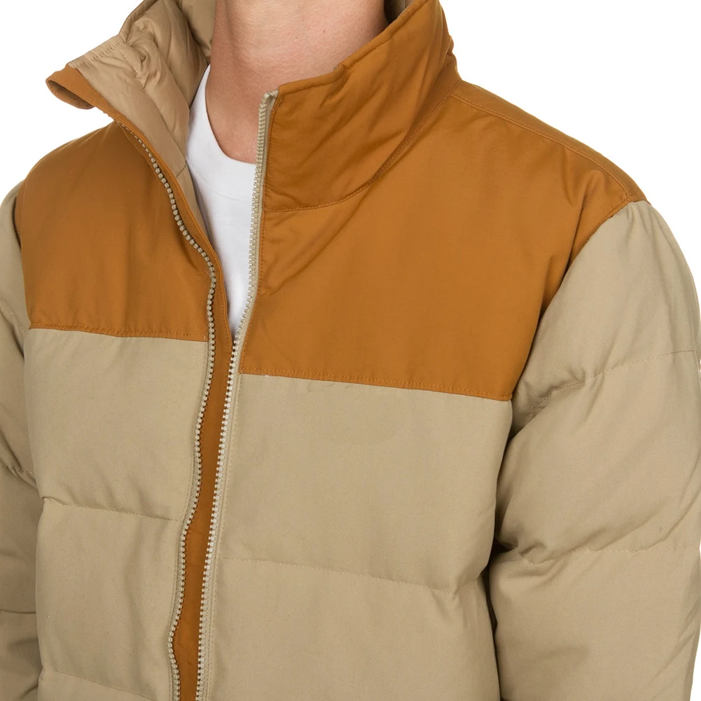 Latest Design Plain Zipper Up Nylon Jackets Puffer Wholesale Thick