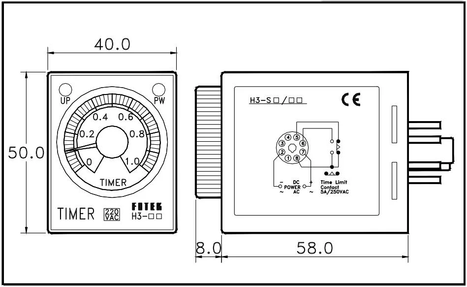 Fotek a3r 1mx схема подключения