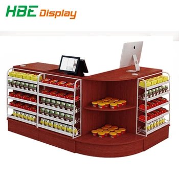 Retail Convenience Store Popular Supermarket Grocery Checkout Counter ...