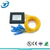 1x4 rack mounted black patch panel plc splitter
